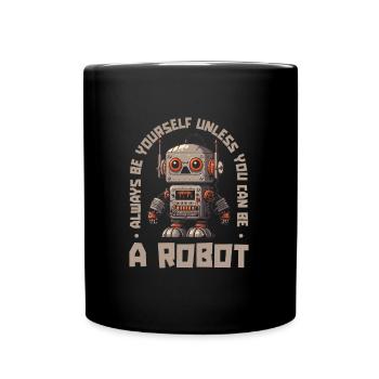 Robotique Ai Robot Drôle - Mug uni - noir - Devant