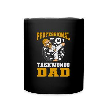 Taekwondo Père Taekwondo - Mug uni - noir - Devant