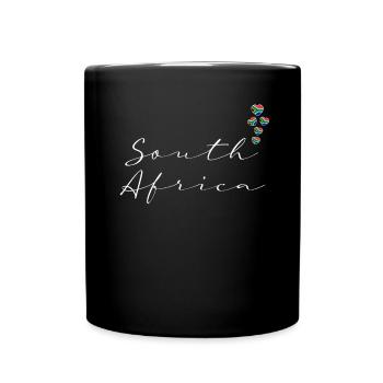 South Africa - Full Colour Mug - black - Front