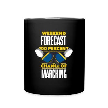 Train de ventilateur Spielmannszug Cool - Mug uni - noir - Devant