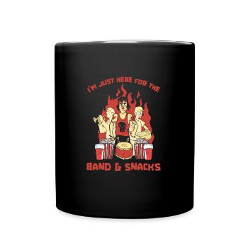Fanfahrenzug Spielmannszug Cool - Tasse einfarbig - Schwarz - Vorne