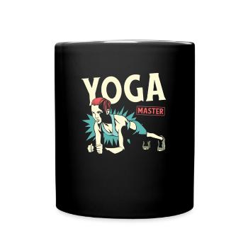 Yoga Cool - Mug uni - noir - Devant