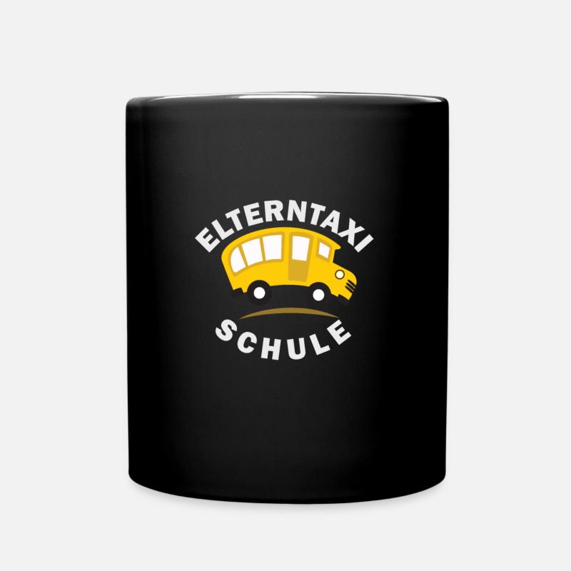 Schulbus School Bus Driver Grundschule Elterntaxi - Tasse einfarbig - Schwarz