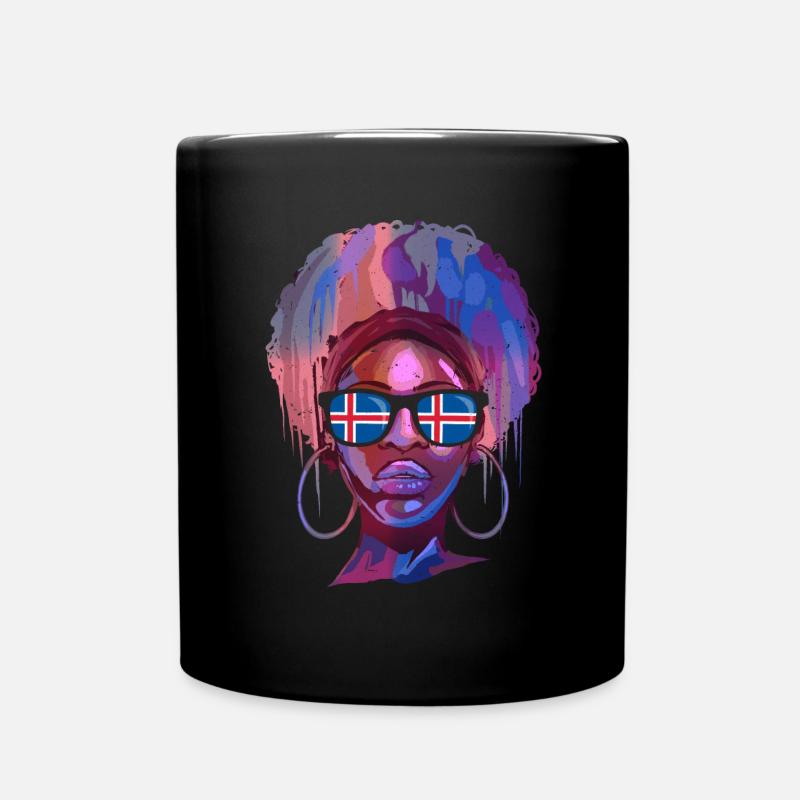 Islande - Mug uni - noir