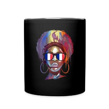 France - Full Colour Mug - black - Front