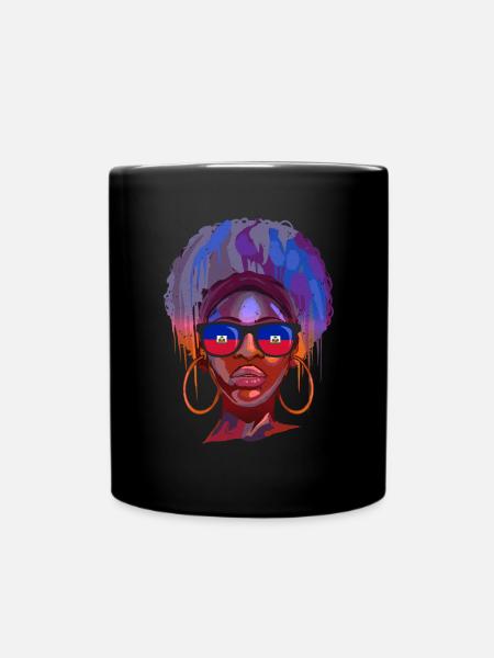 Haiti - Tasse einfarbig - Schwarz