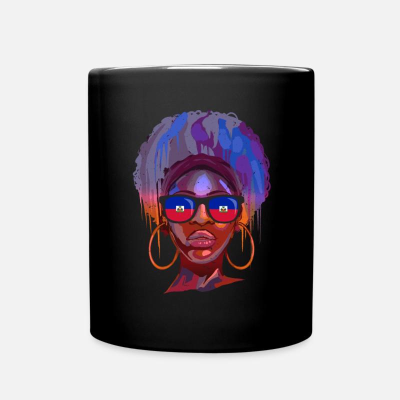 Haiti - Tasse einfarbig - Schwarz