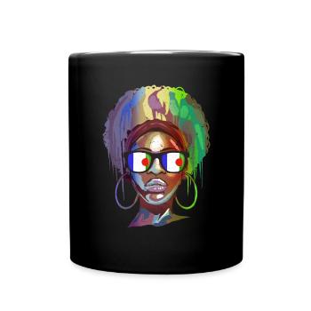Batwa - Tasse einfarbig - Schwarz - Vorne