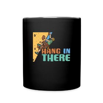 Escalade Hang In There Mountain Sport Climber - Mug uni - noir - Devant