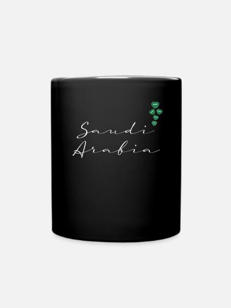 Saudi Arabia - Full Colour Mug - black