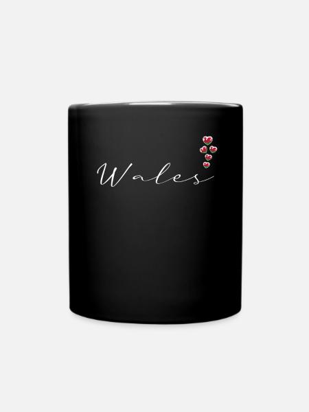 Wales - Full Colour Mug - black