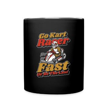 Go Kart Karting Karting Karting Driver Funny - Full Colour Mug - black - Front