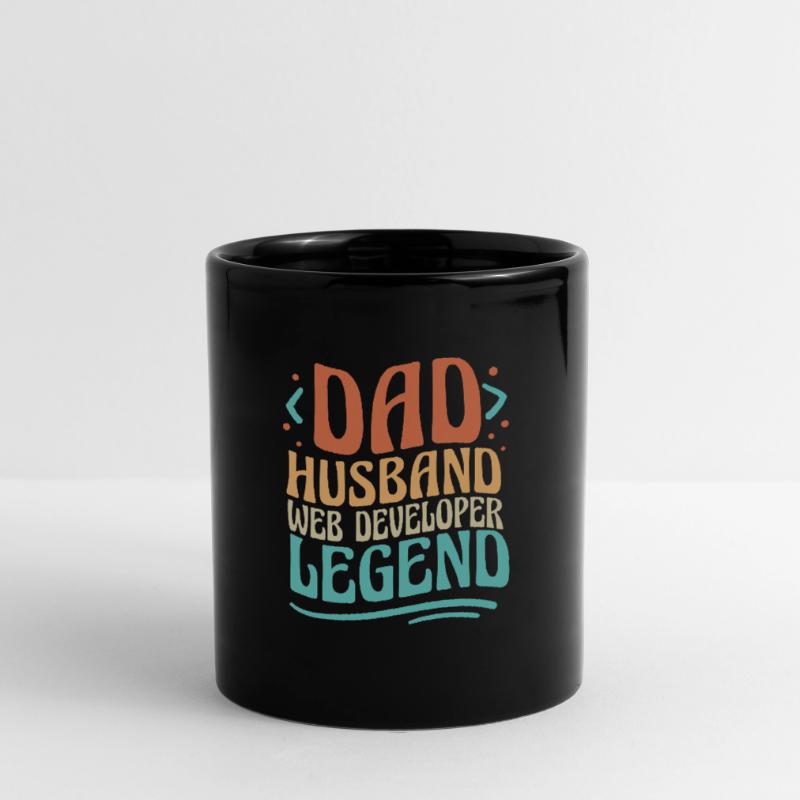 Web Developer Web Developer Father Full Colour Mug