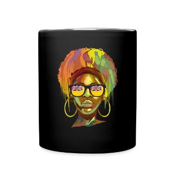 Niue - Mug uni - noir - Devant