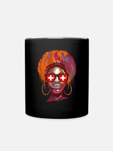 Switzerland - Full Colour Mug - black