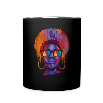 Mongolia - Full Colour Mug - black - Front