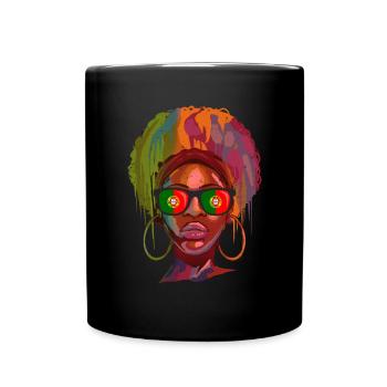 Portugal - Mug uni - noir - Devant