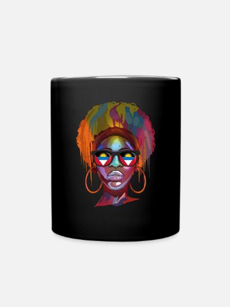 Antigua and Barbuda - Full Colour Mug - black