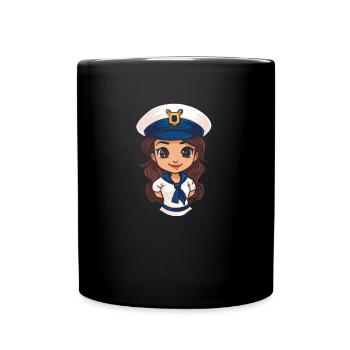 Voilier Voilier Voilier Femmes - Mug uni - noir - Devant