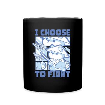 I choose fight - Full Colour Mug - black - Front