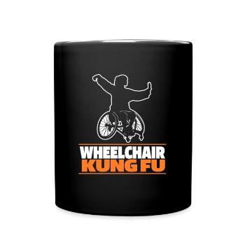 Kung Fu Wheelchair - Full Colour Mug - black - Front