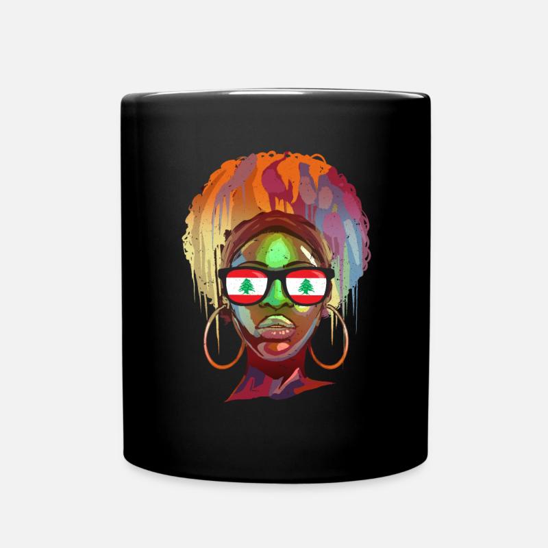 Liban - Mug uni - noir