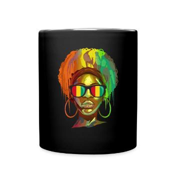 Guinea - Tasse einfarbig - Schwarz - Vorne