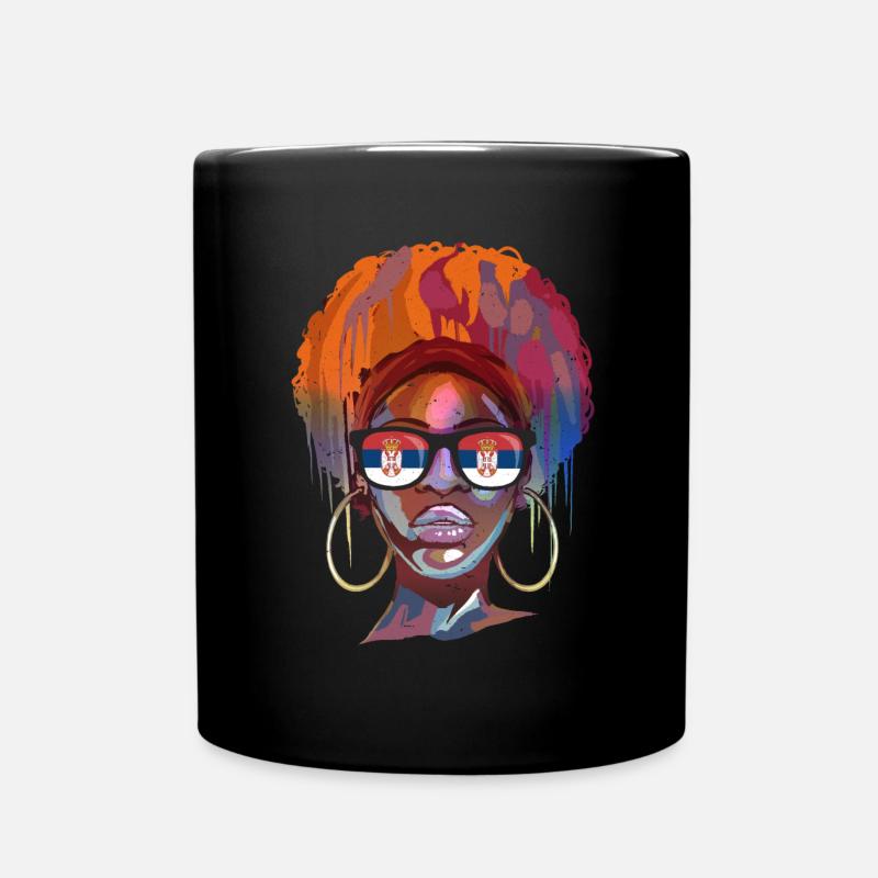 Serbie - Mug uni - noir
