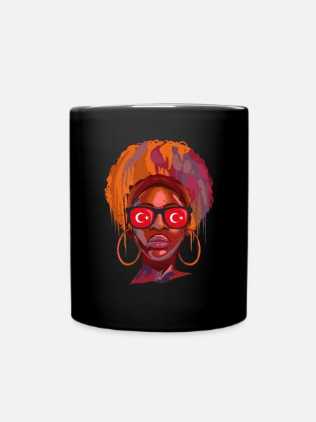 Türkei - Tasse einfarbig - Schwarz
