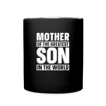 Maman Mère La plus grande - Mug uni - noir - Devant