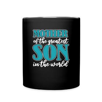 Maman Mère Fils - Mug uni - noir - Devant
