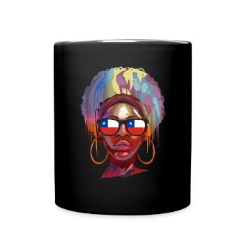 Chile - Tasse einfarbig - Schwarz - Vorne