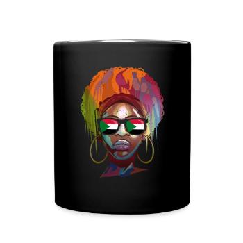 Sudan - Full Colour Mug - black - Front