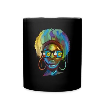 St. Pierre und Miquelon - Tasse einfarbig - Schwarz - Vorne