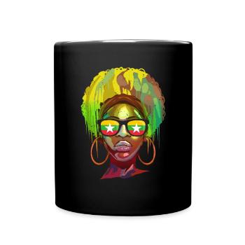 Myanmar - Full Colour Mug - black - Front