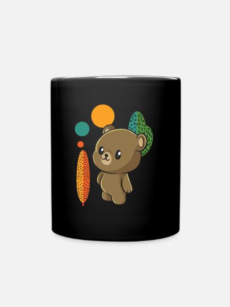 Ours brun Ours mignon - Mug uni - noir