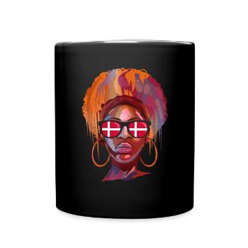 Denmark - Full Colour Mug - black - Front