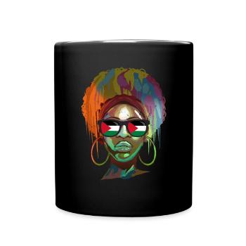 Palästina - Tasse einfarbig - Schwarz - Vorne