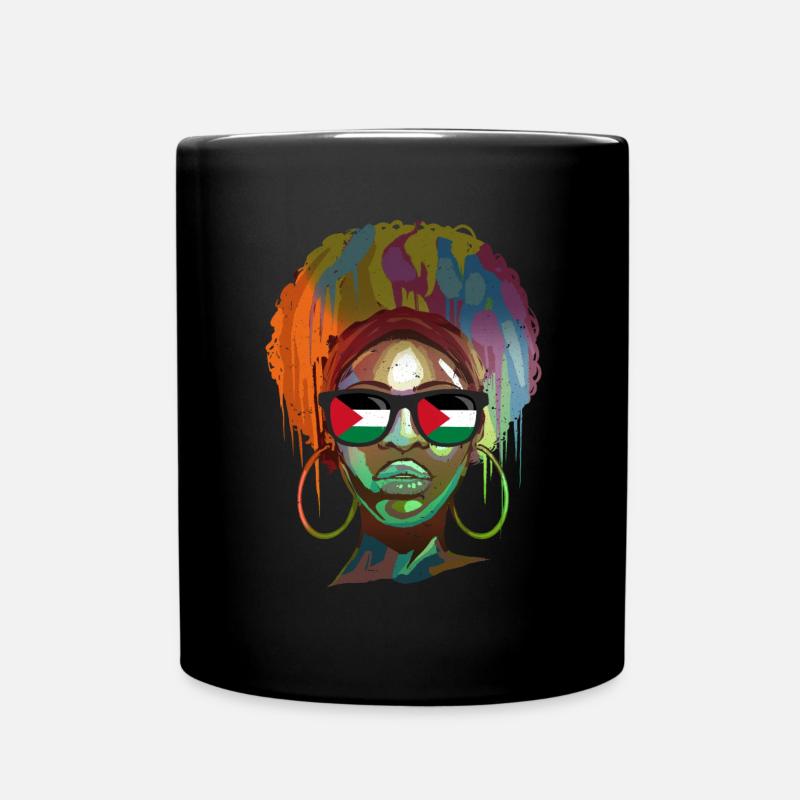 Palästina - Tasse einfarbig - Schwarz