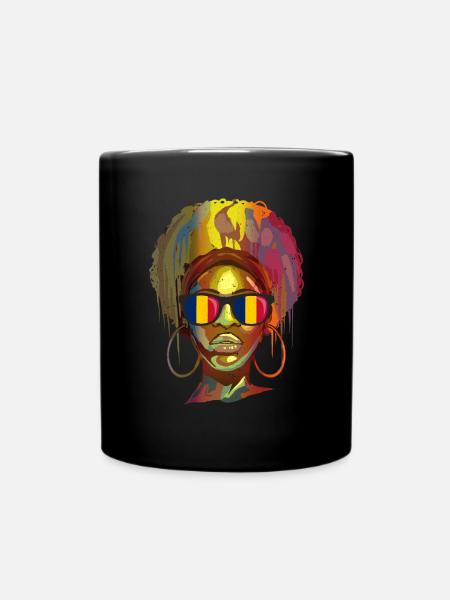 Tschad - Tasse einfarbig - Schwarz
