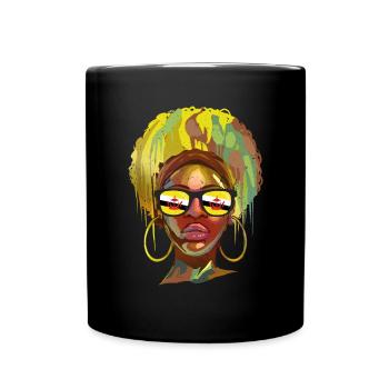 Brunei - Tasse einfarbig - Schwarz - Vorne