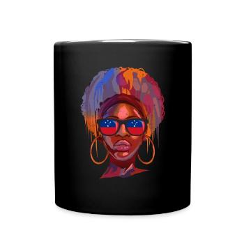 Samoa - Tasse einfarbig - Schwarz - Vorne