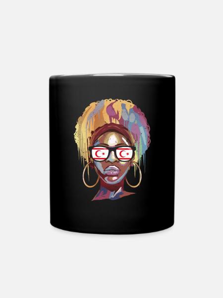 Nordzypern - Tasse einfarbig - Schwarz