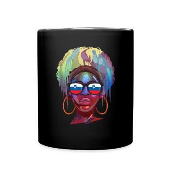 Slowenien - Tasse einfarbig - Schwarz - Vorne
