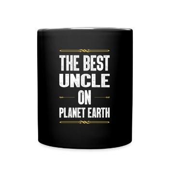 Best Uncle Saying - Full Colour Mug - black - Front