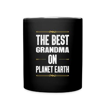 Best Grandma Saying - Full Colour Mug - black - Front