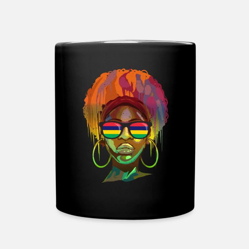 Mauritius - Full Colour Mug - black