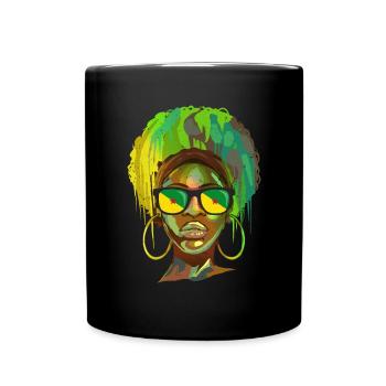 French Guiana - Full Colour Mug - black - Front