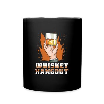 Passez du temps avec du whisky - Mug uni - noir - Devant