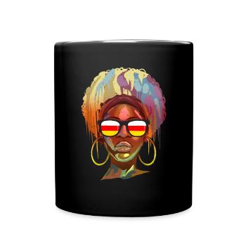 Ossétie du Sud - Mug uni - noir - Devant